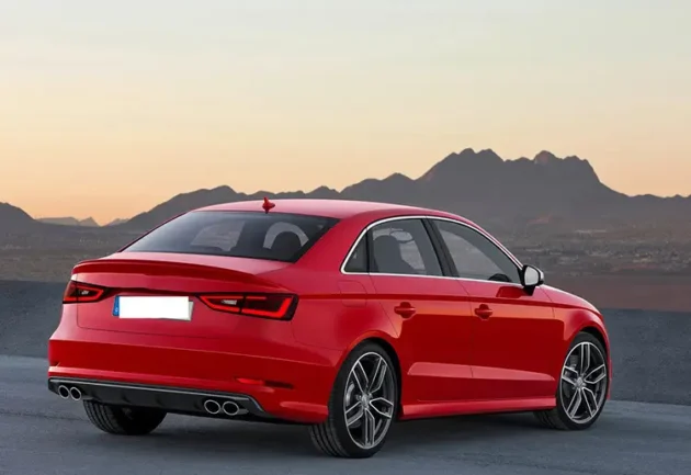 AUDI A3 Sedan 2013-2016 Normal S3 Style Car Bumper Rear Diffuser Body Parts - Image 3
