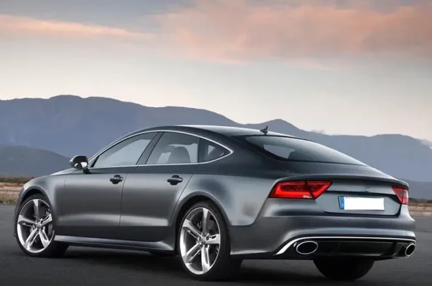 AUDI A7 2012-2015 Normal RS7 Style Car Bumper Rear Diffuser With Tail Pipe - Image 5