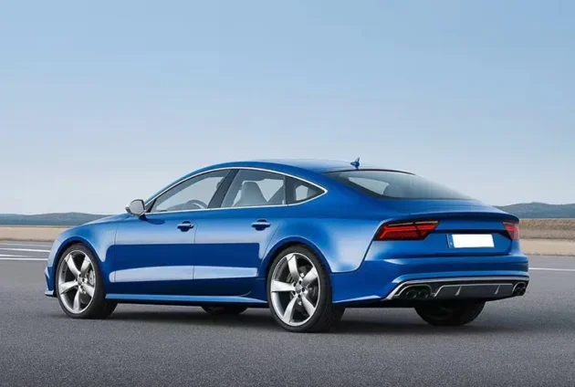 AUDI A7 2016-2018 Normal S7 Style Car Bumper Body Accessories Rear Diffuser - Image 4