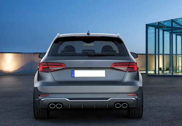 AUDI A3 Hatchback Factory Outlets 2013-2020 S-line S3 Style Car Rear Bumper Exhaust - Image 5