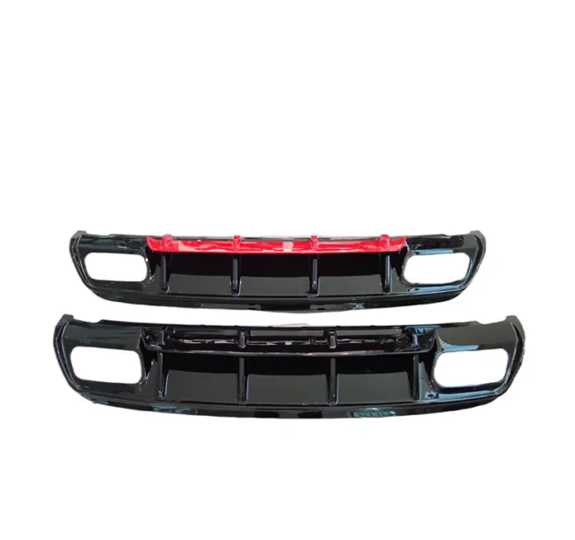 Mercedes BENZ W176 AMG 2013-2015 A45 Style Car Bumper Rear Diffuser - Image 2