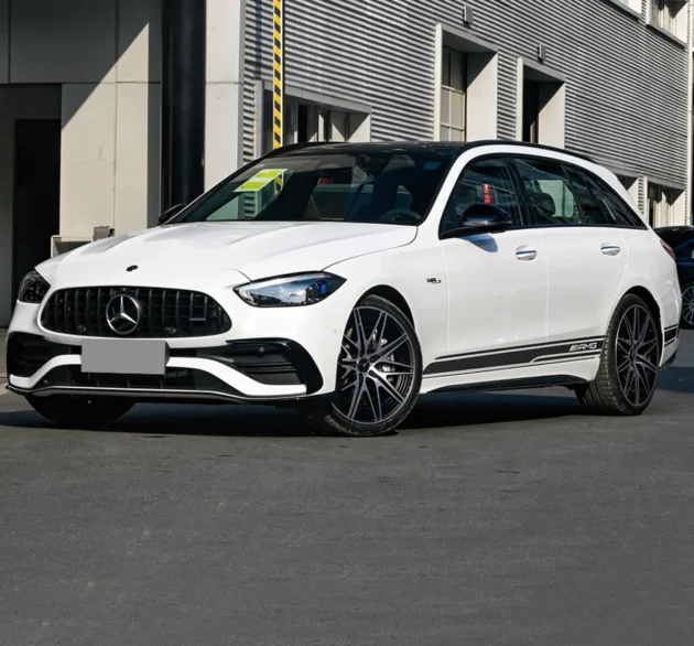 Mercedes-Benz W206 C-Class Sport upgrades C43AMG front lip kit Auto Body Kit AMG style - Image 2