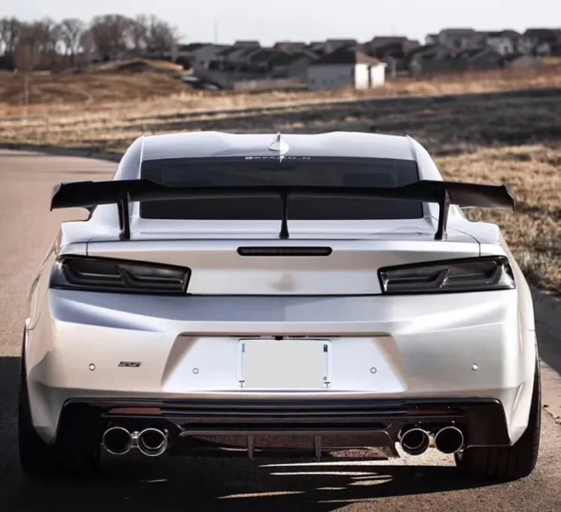 Chevrolet Camaro 2016-2022 ZL1 RS Style Dual Outlet Rear Diffuser Lip - Image 3