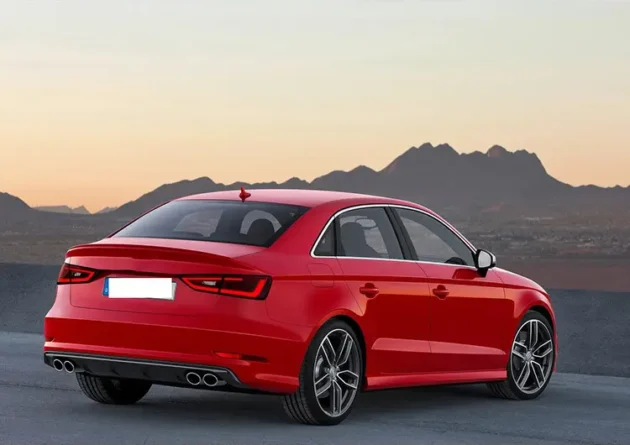 AUDI A3 Sedan 2013-2016 S-line S3 Style Car Bumper Rear Diffuser Body Accessories - Image 3
