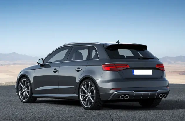 AUDI A3 Hatchback 2017-2020 Normal S-line S3 Style Car Bumper Rear Diffuser - Image 5