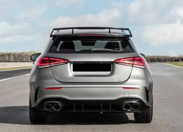 BENZ W177 2019-2022 A45 Style Stainless Steel Car Rear Bumper Tail Pipe - Image 4