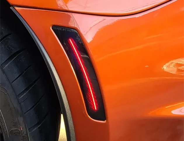 Chevrolet Camaro 2016-2022 Smoke Black Style Car Bumper Accessories Front Rear Fender Light - Image 3
