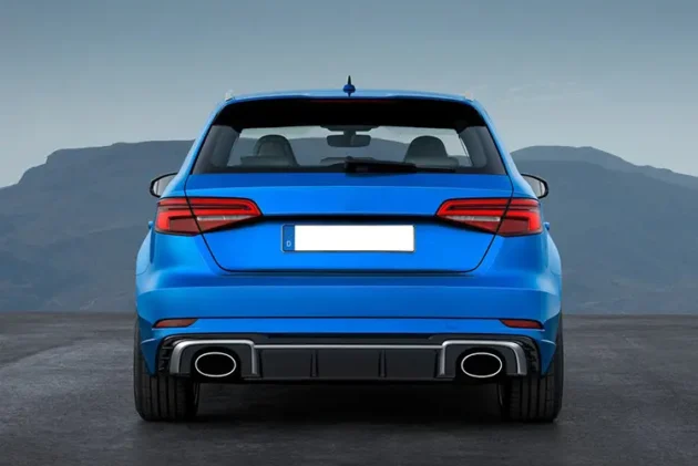 AUDI A3 Hatchback 2017-2020 S-line RS3 Style Car Rear Bumper Exhaust Body Accessories - Image 5