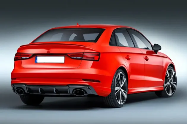 AUDI A3 Sedan 2017-2020 S-line RS3 Style Car Rear Bumper Exhaust Body Accessories - Image 3