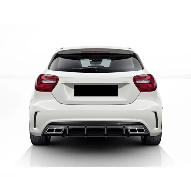 Mercedes BENZ W176 AMG 2013-2015 A45 Style Car Bumper Rear Diffuser - Image 5