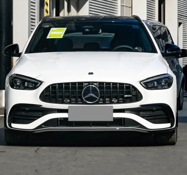 Mercedes-Benz W206 C-Class Sport upgrades C43AMG front lip kit Auto Body Kit AMG style - Image 3
