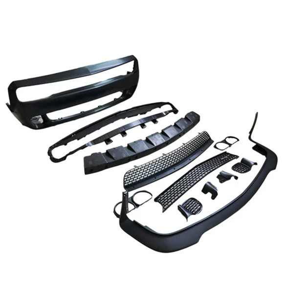 Dodge Challenger 2015-2022 Hellcat Car Body Kit Front Bumper Lip - Image 3