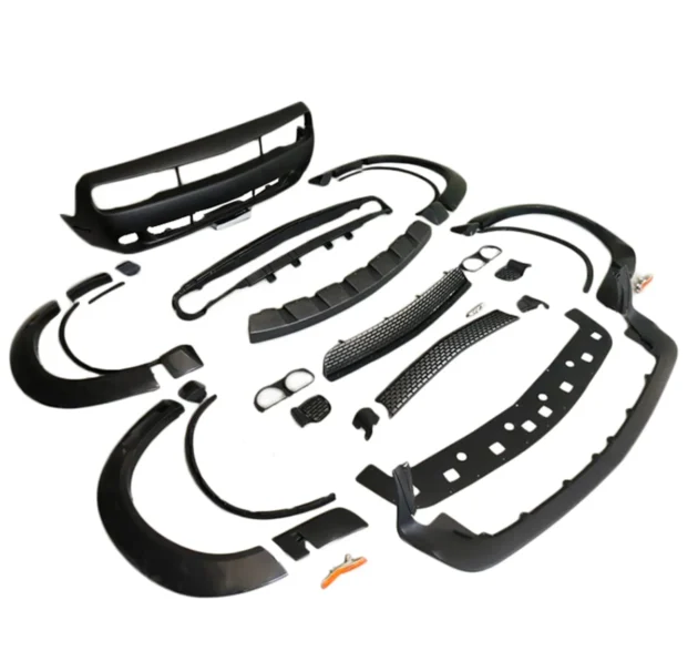 Challenger 2008-2014 Demon Style Front Bumper Wide Fender Flares Car Bumper - Image 2