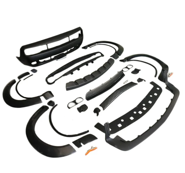 2015-2022 Challenger Demon Style Car Front Bumper Wide Fender Flares Car Auto Accessories - Image 2